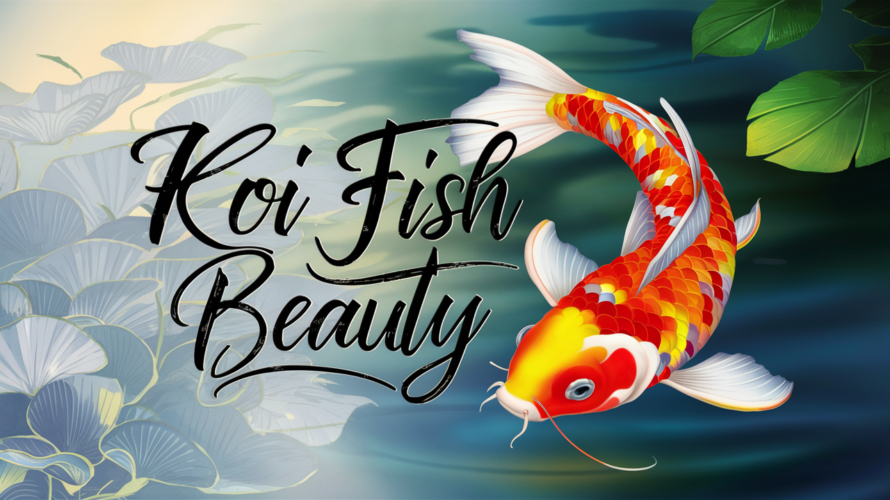 Koi Fish Beauty Banner