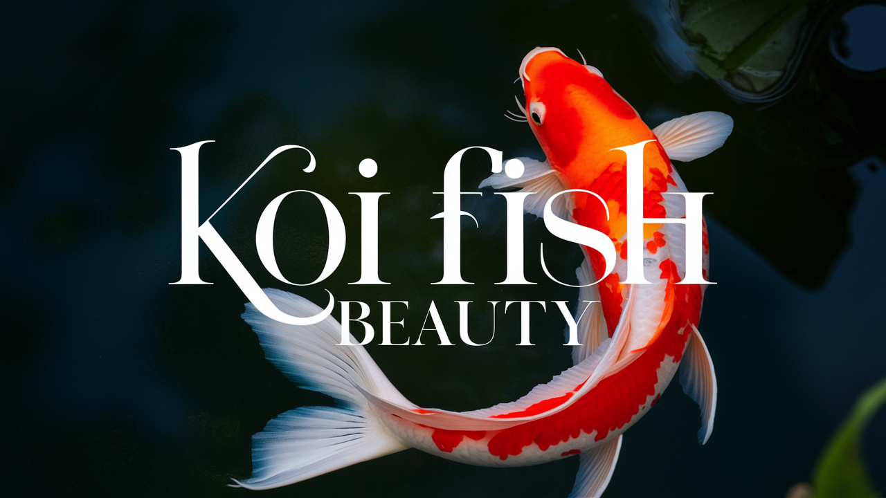 Koi Fish Beauty Banner