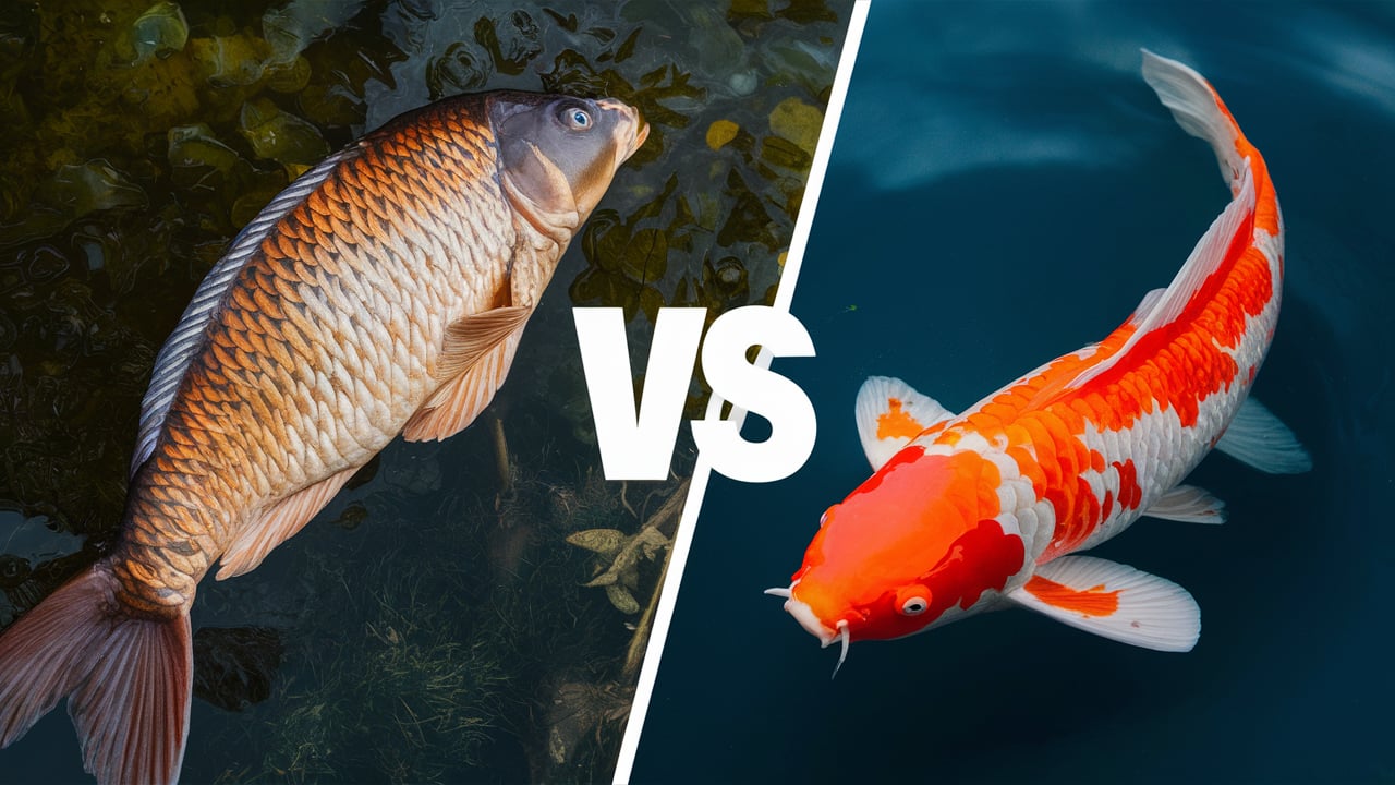 Carp VS Koi: The Differences Between These Aquatic Jewels